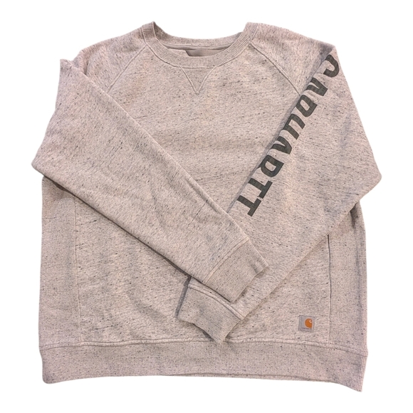 Carhartt Sweaters - Carhartt Light Gray Crewneck Sweater